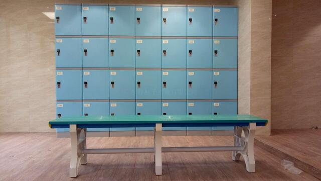 广州力美健健身房ABS储物柜